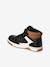 Kinder High-Sneakers mit 3 Klettriemen dunkelblau+schwarz 9