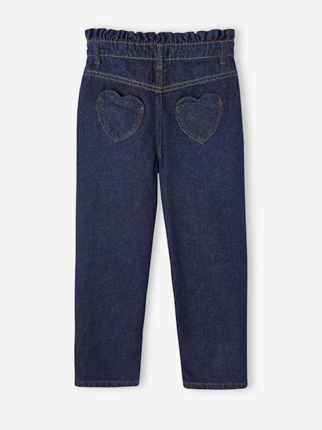 Mädchen Mom-fit-Jeans - blue stone+dunkelblau+grauer denim - 9