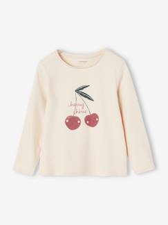 Maedchenkleidung-Shirts & Rollkragenpullover-Mädchen Shirt mit Messageprint BASIC Oeko-Tex