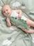 Baby Schmusetuch mit Schnullerring Croco DONE BY DEER - grün - 1