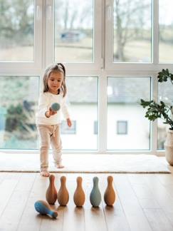 Spielzeug-Spielzeug für draußen-Spiele für den Garten-Kinder Bowlingspiel KORKO aus Kork