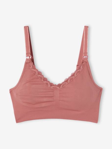 Bustier für Schwangerschaft & Stillzeit Oeko-Tex altrosa 1