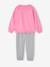 Mädchen Sport-Set: Sweatshirt & Jogginghose, mit Recycling-Polyester bonbon rosa 4