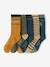 5er-Pack Jungen Dino-Socken beige 1