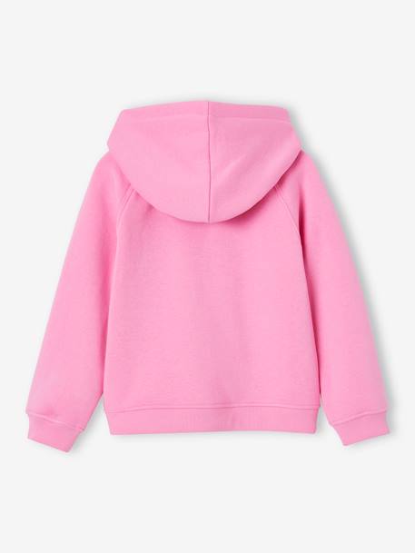 Mädchen Kapuzensweatjacke Oeko-Tex bonbon rosa+grün+marine 4