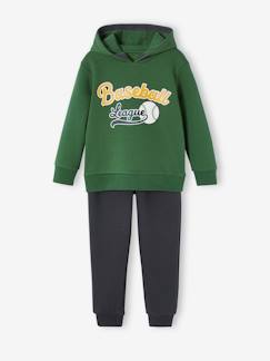 Jungenkleidung-Sets-Jungen Sport-Set: Kapuzensweatshirt & Jogginghose