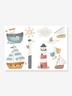 Dekoration & Bettwäsche-Dekoration-Kinderzimmer Wandsticker Sailors Bay LITTLE DUTCH