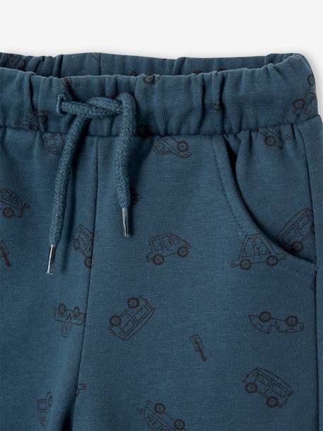 Bedruckte Baby Joggpants mit Recycling-Polyester aquamarine+olivgrün 3