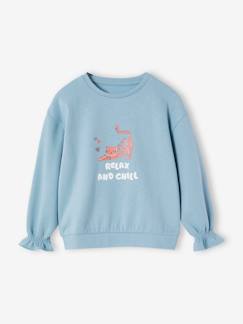 Maedchenkleidung-Pullover, Strickjacken & Sweatshirts-Sweatshirts-Mädchen Sweatshirt mit Tierprint