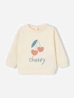 -Baby Sweatshirt mit Druckknopfverschluss hinten Basic Oeko-Tex