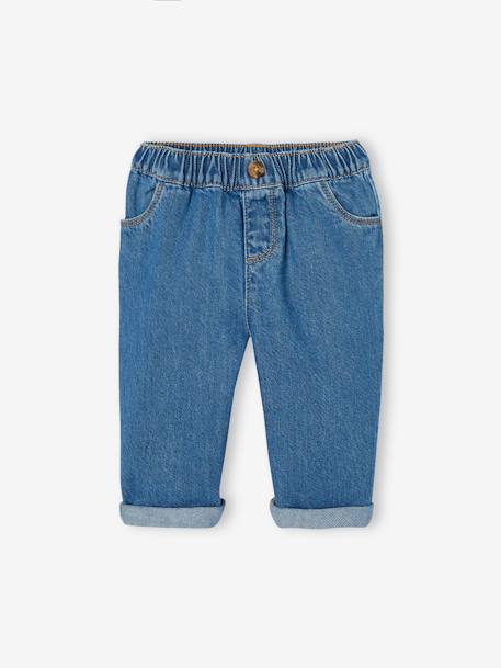 Weite Jungen Baby Jeans mit Dehnbund blue stone 1