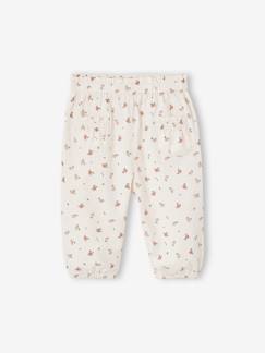 Babymode-Hosen & Jeans-Mädchen Baby Cordhose mit Blumen