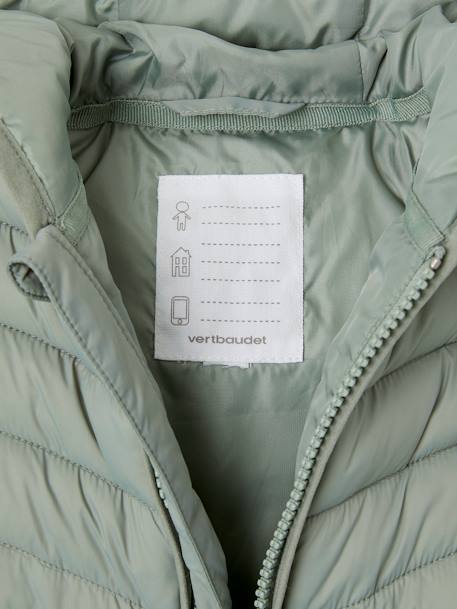 Baby Light-Steppjacke mit Futter aus Recycling-Polyester bronze+marine+salbeigrün 14