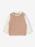 Baby Pullover mit 2-in-1-Effekt braun meliert 1