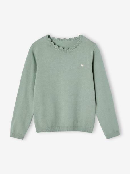 Personalisierbarer Mädchen Pullover BASIC Oeko-Tex - aprikose+bonbon rosa+graugrün+marine+pastellgelb+rosenholz+senfgelb - 9