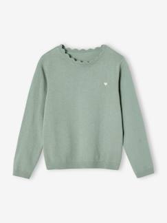 Personalisierbarer Mädchen Pullover BASIC Oeko-Tex -  - [numero-image]