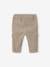 Baby Cordhose mit Cargotaschen taupe+terrakotta 2