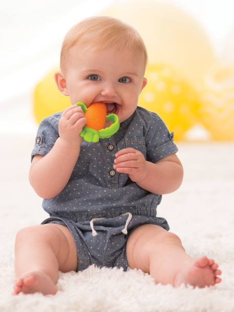 Baby Silikon-Beißring Möhre INFANTINO - mehrfarbig - 4