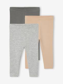 3er-Pack einfarbige Baby Leggings Basics Oeko-Tex  [numero-image]