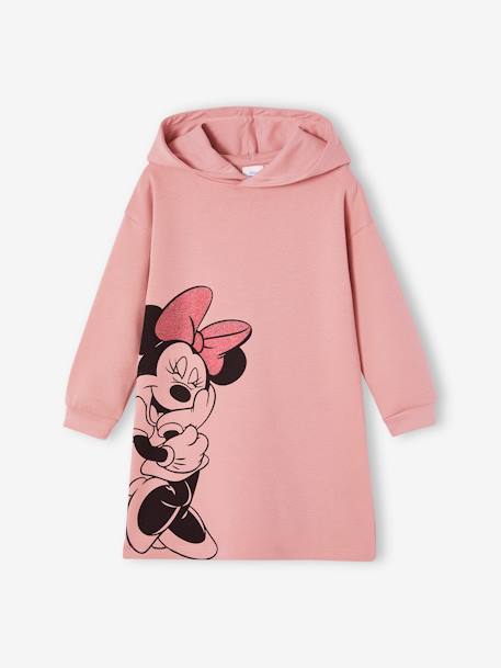 Mädchen Kapuzen-Sweatkleid Disney MINNIE MAUS Oeko-Tex malve 1