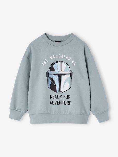 Jungen Sweatshirt The Mandalorian STAR WARS hellblau 1