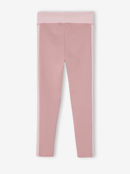 Mädchen Sport-Leggings grau meliert+grün+marine+marine+pudrig rosa 14