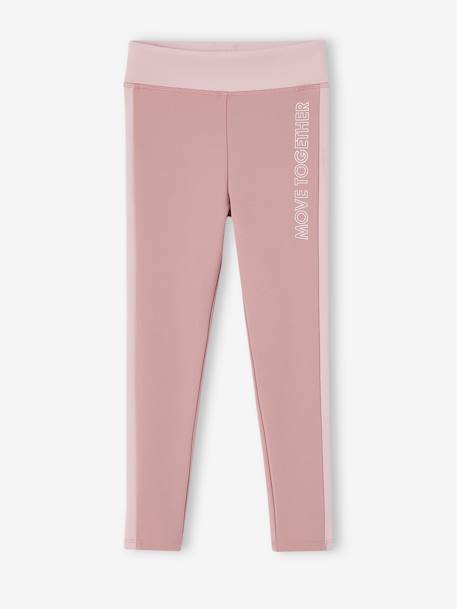 Mädchen Sport-Leggings grau meliert+grün+koralle+marine+marine+pudrig rosa 16