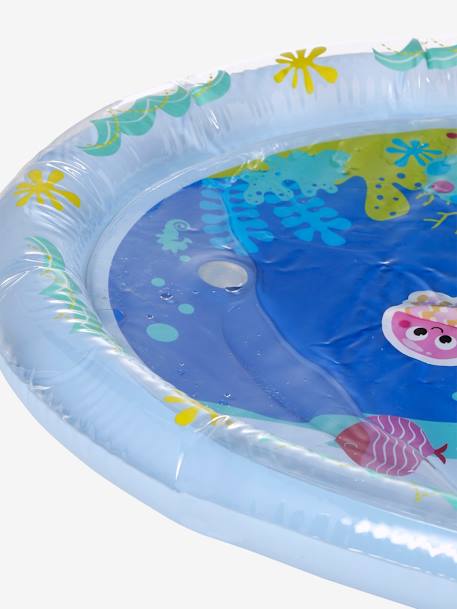 Wassergefüllte Baby Spielmatte FISCH blau 8