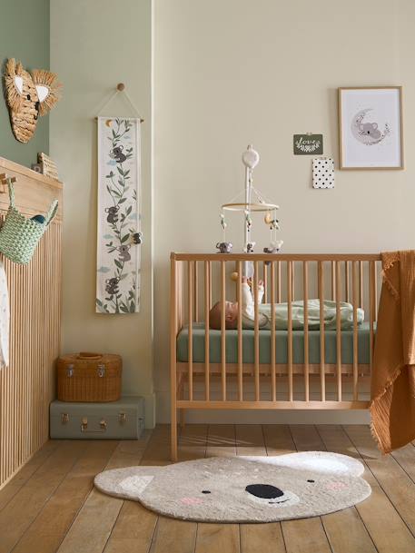 Kinderzimmer Deko-Koalakopf Wasserhyazinthe beige 3