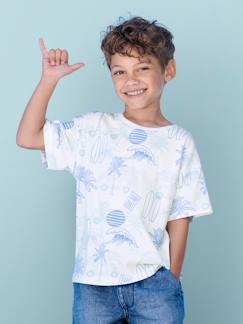 Jungenkleidung-Jungen T-Shirt mit Recycling-Baumwolle Sommermotive