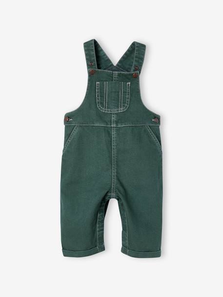 Jungen Baby-Set: Shirt & Latzhose aus Baumwolle tannengrün 3