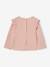 Mädchen Baby Shirt pudrig rosa+wollweiß 4