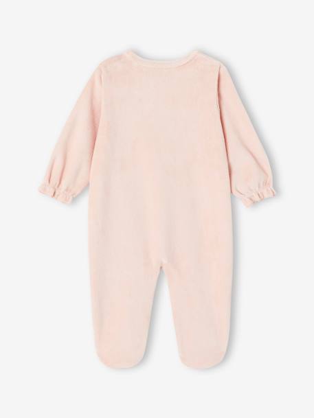 2er-Pack Mädchen Baby Samt-Strampler PETITE FLEUR Oeko-Tex pudrig rosa 4