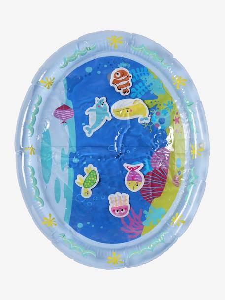 Wassergefüllte Baby Spielmatte FISCH blau 4