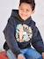 Jungen Kapuzensweatshirt mit großem Print - nachtblau - 1