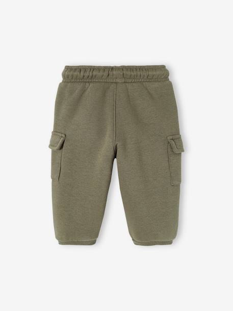 Baby Cargo-Joggpants mit Recycling-Polyester anthrazit+beige+khaki 8