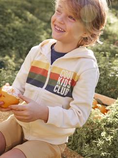 Jungenkleidung-Pullover, Strickjacken, Sweatshirts-Sweatshirts-Jungen Kapuzensweatjacke COOL KIDS CLUB Oeko-Tex