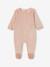 3er-Pack Baby Samt-Strampler BASIC Oeko-Tex camel+cappuccino+pudrig rosa 11