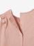 Mädchen Baby Shirt pudrig rosa+wollweiß 2