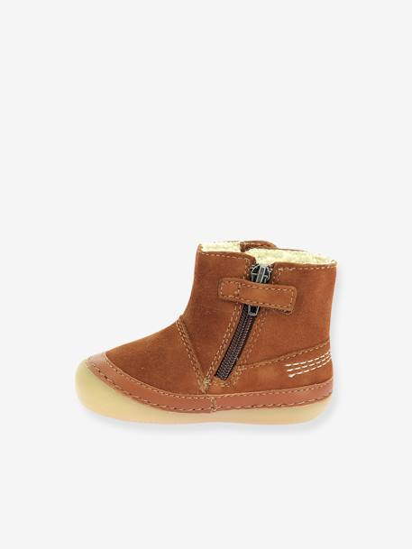 Warme Kinder Boots Sokifaune KICKERS camel 3