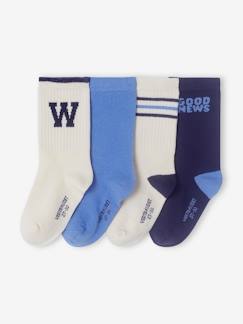 Jungenkleidung-Unterwäsche & Socken-Socken-4er-Pack farbige Jungen Socken