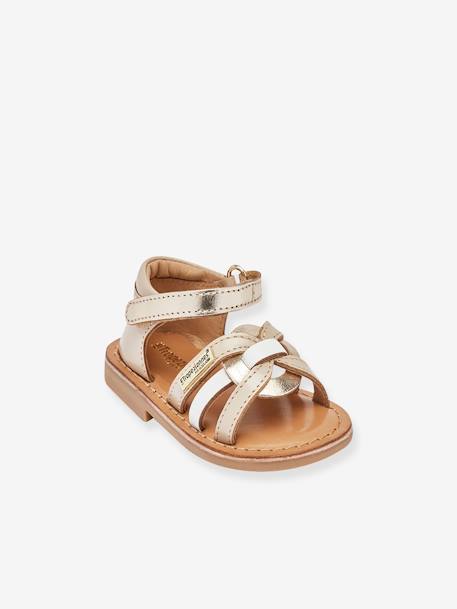 Baby Sandalen BADARI LES TROPEZIENNES PAR M. BELARBI - beige bedruckt+beige golden - 4