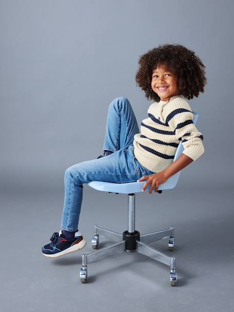 Jungen Slim-Fit-Jeans WATERLESS, Hüftweite REGULAR Oeko Tex blue stone+dark blue+double stone+dunkelgrau 31