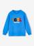 Jungen Shirt mit Message-Applikation elektrisch blau 3