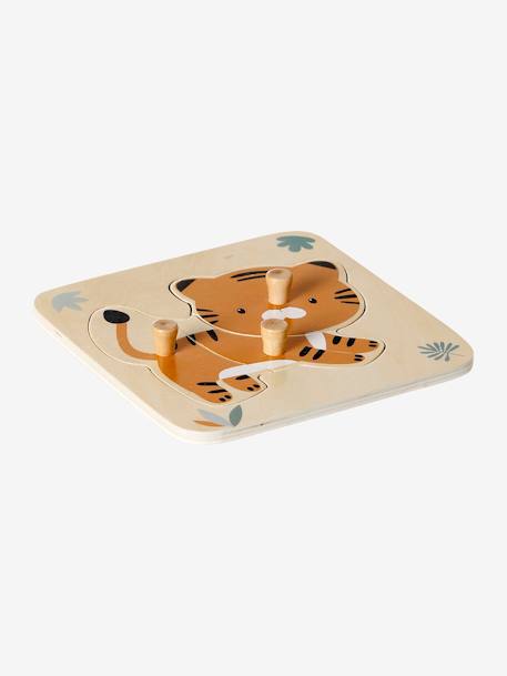 Baby Spielzeug-Set mit Tiermotiven, Holz FSC® grün 5