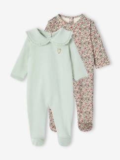 2er-Pack Baby Strampler aus Sweatware Oeko-Tex  [numero-image]