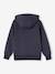 Jungen Kapuzensweatshirt mit Print, Recycling-Polyester Basic anthrazit+hellbraun 2