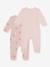 2er-Pack Baby Strampler aus Ripp PETIT BATEAU rosa 2