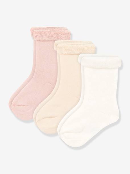 3er-Pack Baby Socken PETIT BATEAU set rosa 1