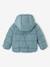 Baby Kapuzen-Steppjacke mit Fleecefutter & Recycling-Polyester graublau 2